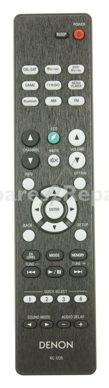 Sound United Ir remote Control - Rc-1225 30701025900ad Remote Control Rc1225 Avrx250bt
