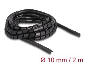 Delock Cable Cover - Spiralschlauch Flexibel 2 M X 10 Mm Schwarz