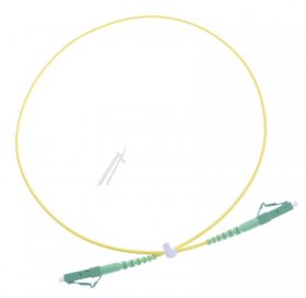 Logilink Optical Plug/optical Plug - Fibre Simplex Patch Cord, Os2 Sm G.657.a2, Lc-apc To Lc-apc, 0.5 M
