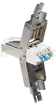 Com Rj45-plug - Ti17q Werkzeugfreier Feldkonfektionierbarer Stecker Cat6a