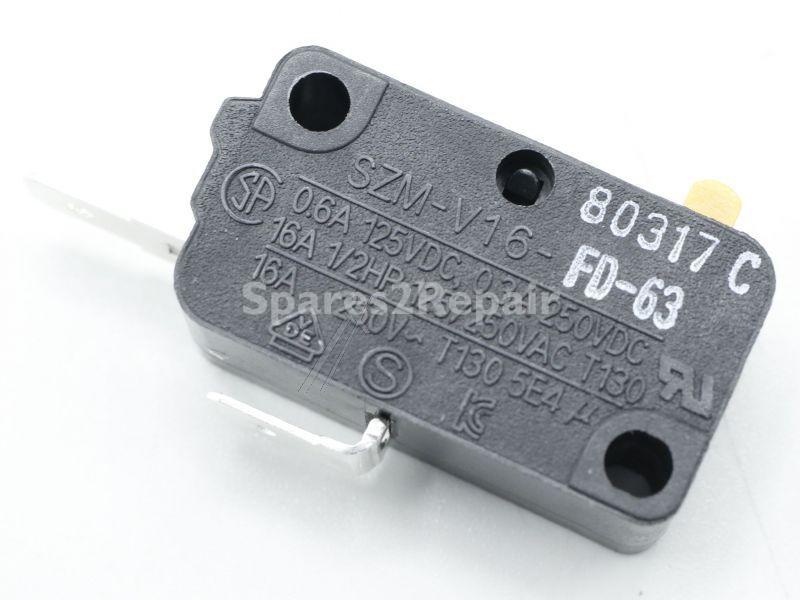 Samsung Micro Switch - Szm-v16-fd-63 3405-001034 Switch-micro 125-250vac 16a 200gf spst-n