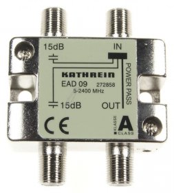 Kathrein 2 Way Aerial Splitter - Ead 09 2fach-f-abzweiger 15db 5-2400 Mhz - 272858