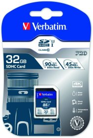 Verbatim Memorycard - 32gb Secure Digital Card Sdhc Pro Uhs-3 32gb Class 10