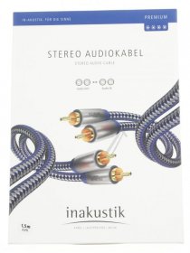 Inakustik Stereo Cable Phono Plug - Premium-ii 00404015 Ii Audio Stereo Cable 2x Rca Male - 2x Rca Male 1 5m