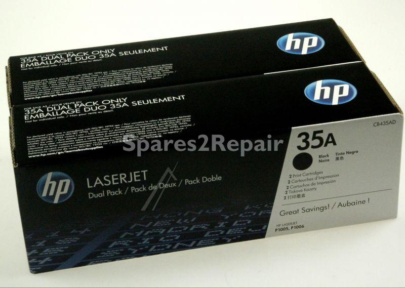Hewlett Packard Toner Cartridge - 35ad Tonerkartusche Doppelpack Schwarz
