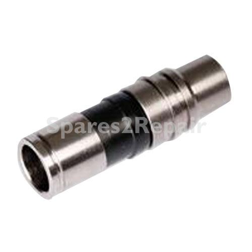 Fuba Coaxial Connector - Ovz 076 Hq Coaxial Compression Plug Hq Ext.:7,1mm (Ø :4,6mm), Black