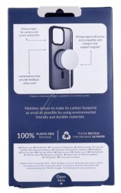Mobilize Leather Bag Gsm - 29723 Mobilize Magsafe Compatible Hybrid Pro Case Apple Iphone 16 Pro Max Black
