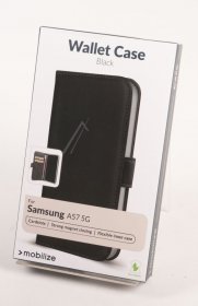 Mobilize Leather Bag Gsm - 81869 Mobilize Classic Gelly Wallet Book Case Samsung Galaxy A57 5g Black