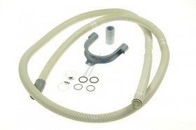 Outlet Pipe - C00338654 481953028534 Kit Hose Draining [Whirlpool Indesit]