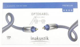 Inakustik Optical Fibre Connectors - Premium K2 Opto 0041201 Premium Ii Opto Toslink Cable 1 0m