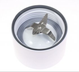 Mixer - Blender Blade - Kw696809 Header Blinder White + Knife At337-338 [Delonghi]