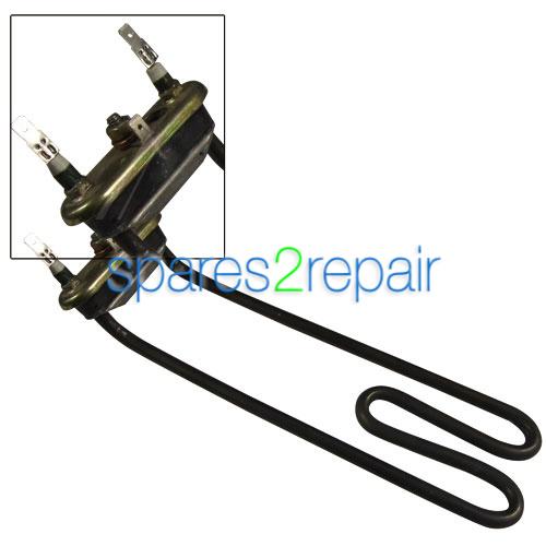 Compatible Washing Machine Heater - Heating Element - Waschmaschinenheizung 1900w Für Siemens Mit Bohrung