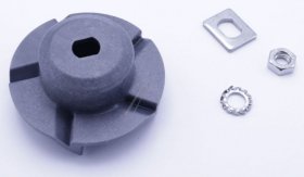 Turntable Coupler - Kw714763 Coupler (incl Nuts-washers) Bowl [Delonghi]