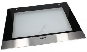 Oven outer Door - 210441294 C00918859 Front Door Glass Group [Arcelik]
