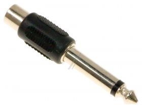 Phono Socket/jack Plug Audio - Adaptateur Jack-mÂle 6.35mm. Mono-1x Rca-femelle