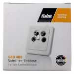 Fuba Outlet Tv/sat - Gad 400 Gad 400twin-sat-outlet, 4-way