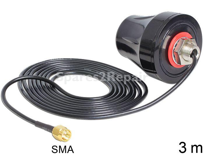Delock Lte-antennas - Lte Antenna Sma 2 Dbi Omnidirectional Black Outdoor