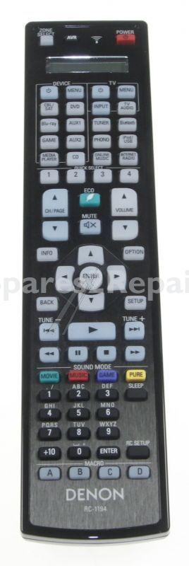 Sound United Ir remote Control - Rc-1194 30701016300ad Remote Control
