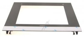 Glass Plate For Oven - 22101488 Outer Glass Assembly (b-in flat black) [Vestel]