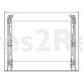 Oven outer Door - 140225496268 Front Glass Black Aeg 596x471mm [Electrolux Aeg]