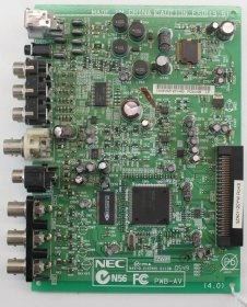 NEC LCD4010 - Analogue Board - J2060271 - PWB-AV - Rev 1A