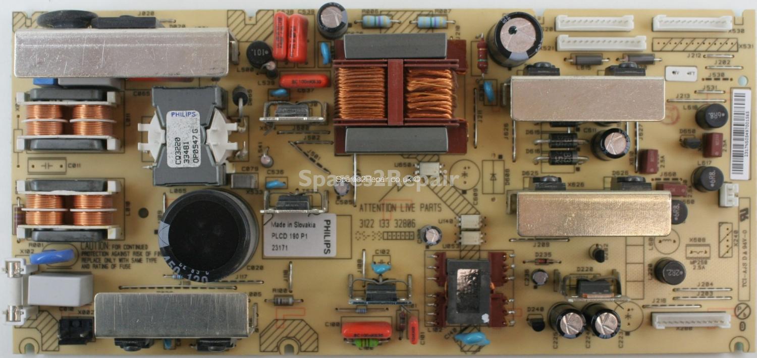 Philips 32PF7520D/10 - PSU - PLCD 190 P1 - 23171 - 3122 133 32806