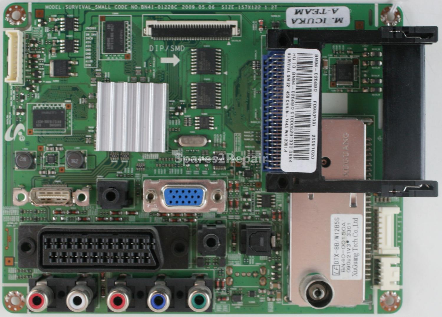 Samsung LE22B450C8W - Main AV - BN41-01228C - BN94-02589D