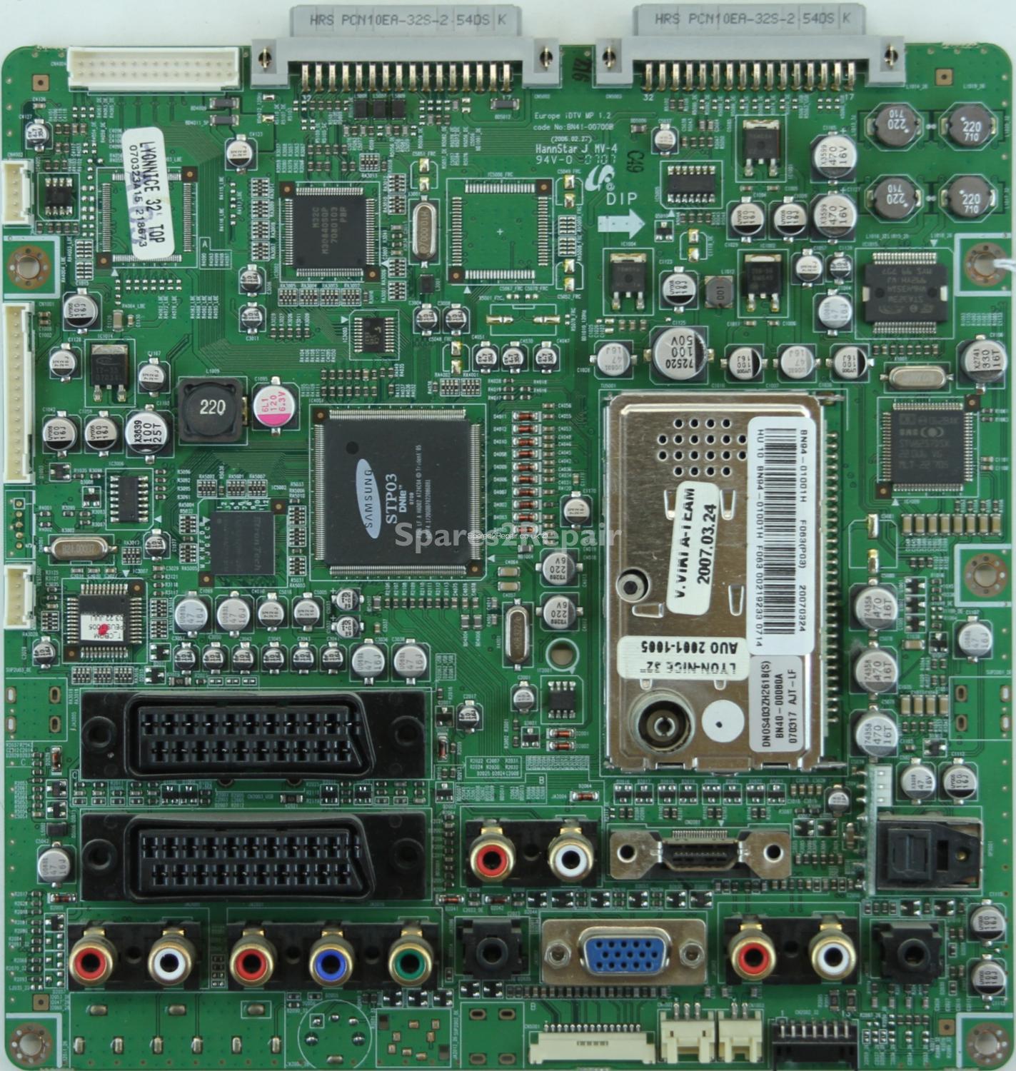 Samsung LE27S73BD - Main AV - BN41-00700B MP1.2 - BN94-01001H - Europe iDTV