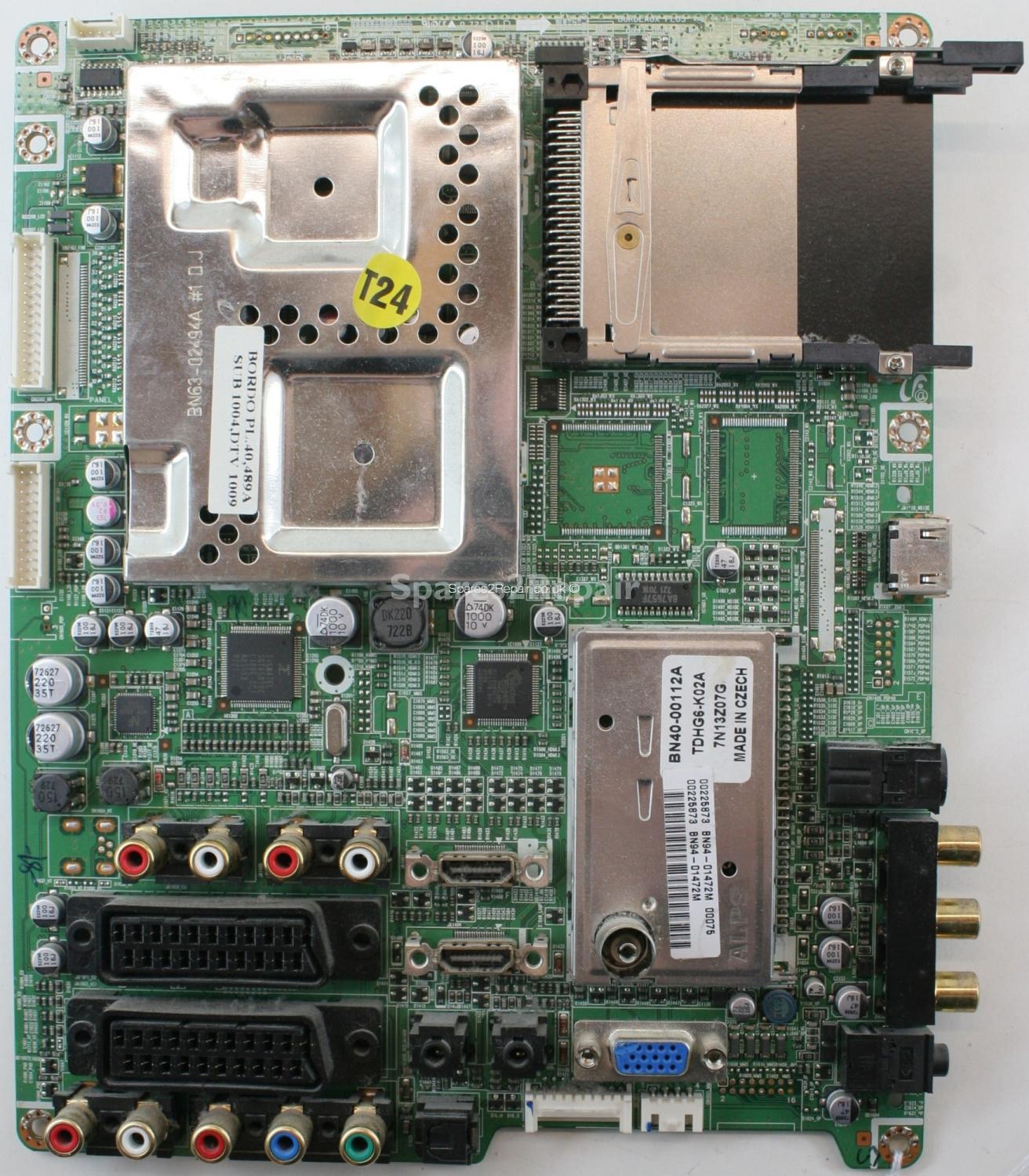 Samsung LE40R87BD - Main AV - BN94-01472M - BN41-00813D - BORDEUAX PLUS MP1.0