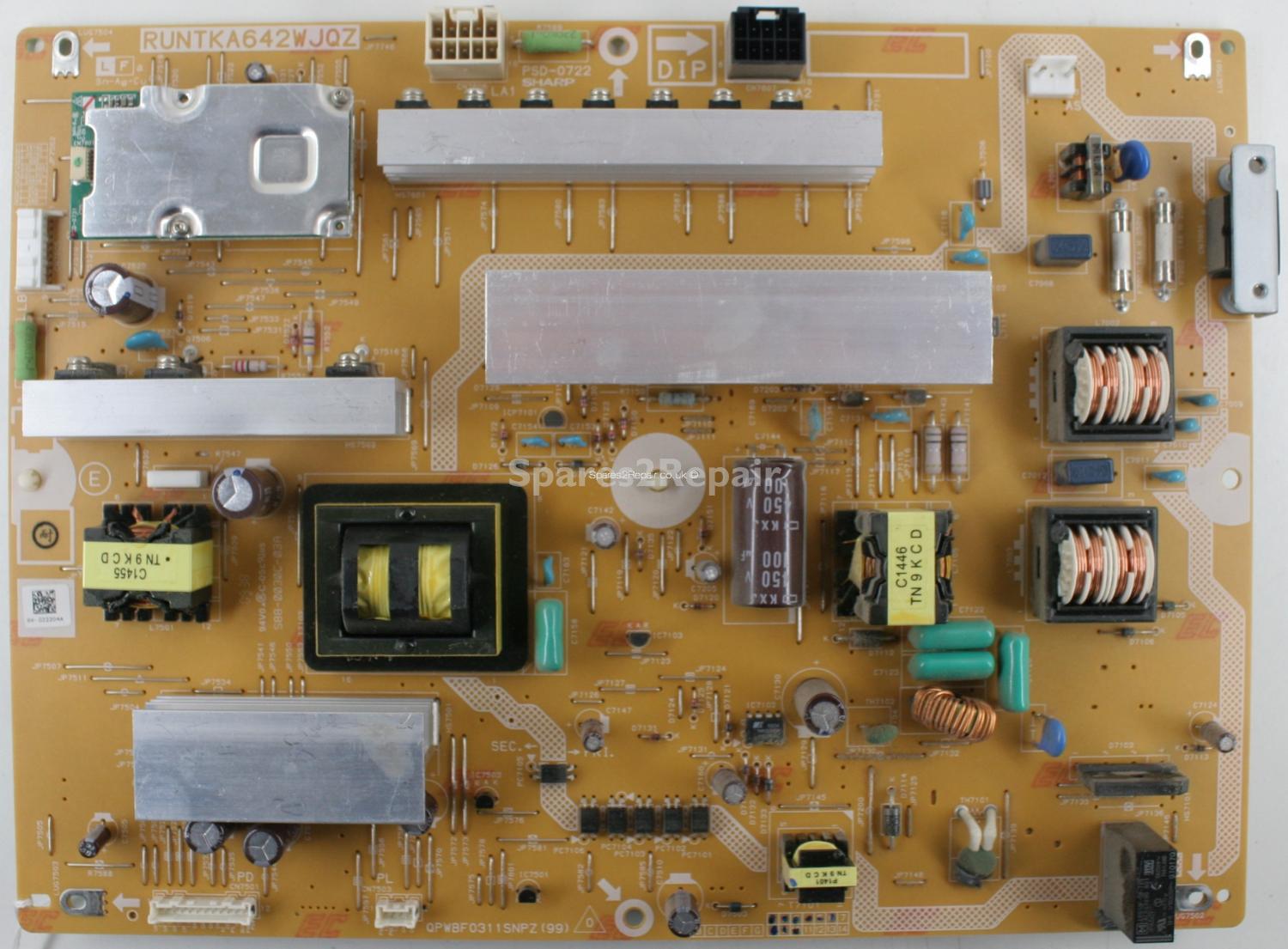Sharp LC-40LE600E - PSU - RUNTKA642WJQZ - QPWBF0311SNPZ(99)