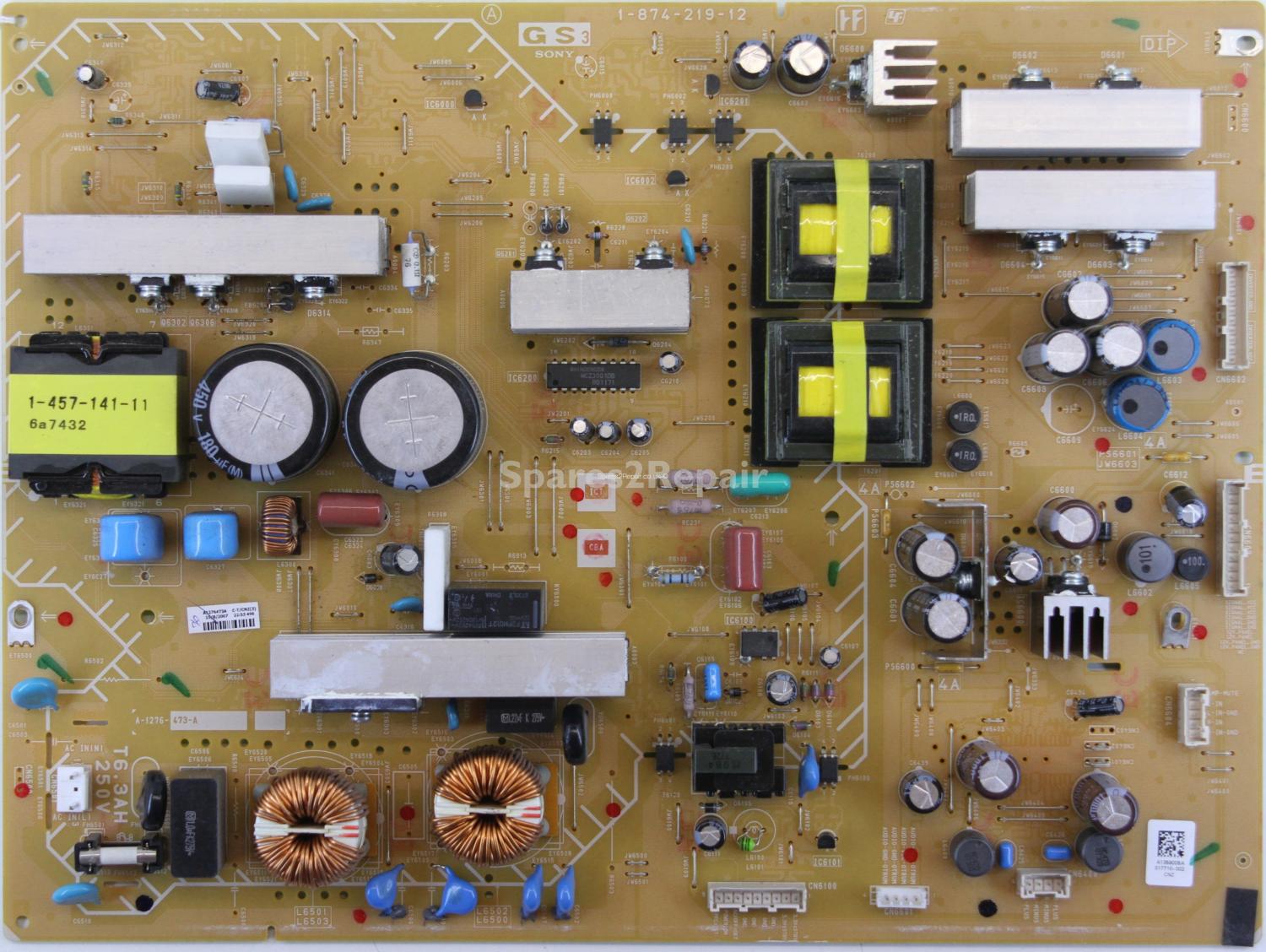 Sony KDL-37P3020 - PSU - 1-874-219-12 - A1359005A - A-1276-473-A - A1276473A